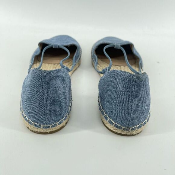 Eileen Fisher Women’s Lee Denim Blue Espadrille Flats | Size 7 Casual Slip-On - Picture 8 of 17